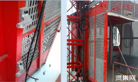 液压升降货梯的门如何防护_施工升降机安全通病及防治措施_施工升降机安全保护装置