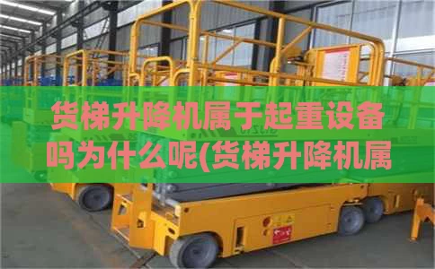 解决方案:货梯属不属于特种设备？简易升降机出事就是大事，安全别侥幸